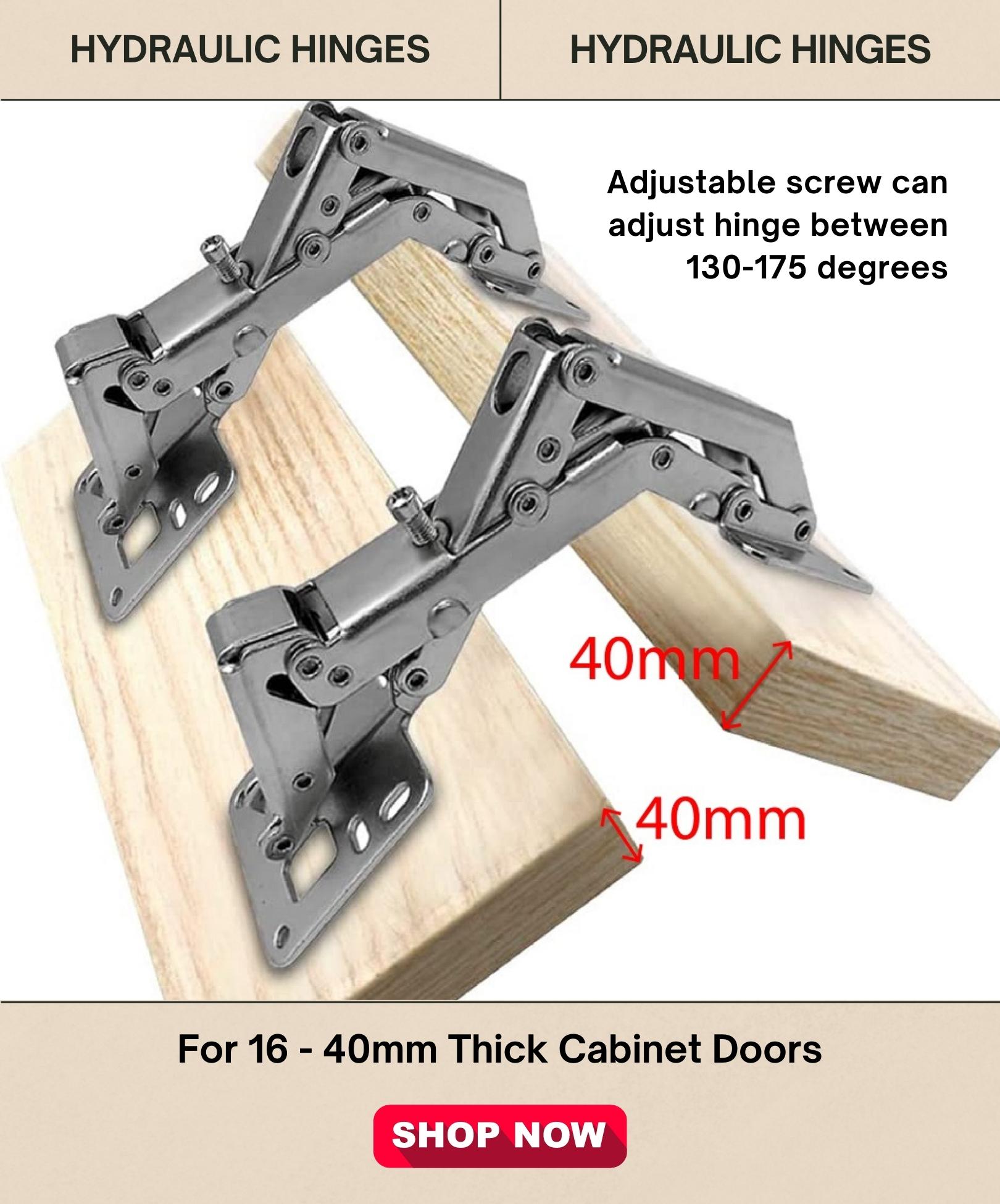 Hinges for 40mm Thick Cabinet Doors 5