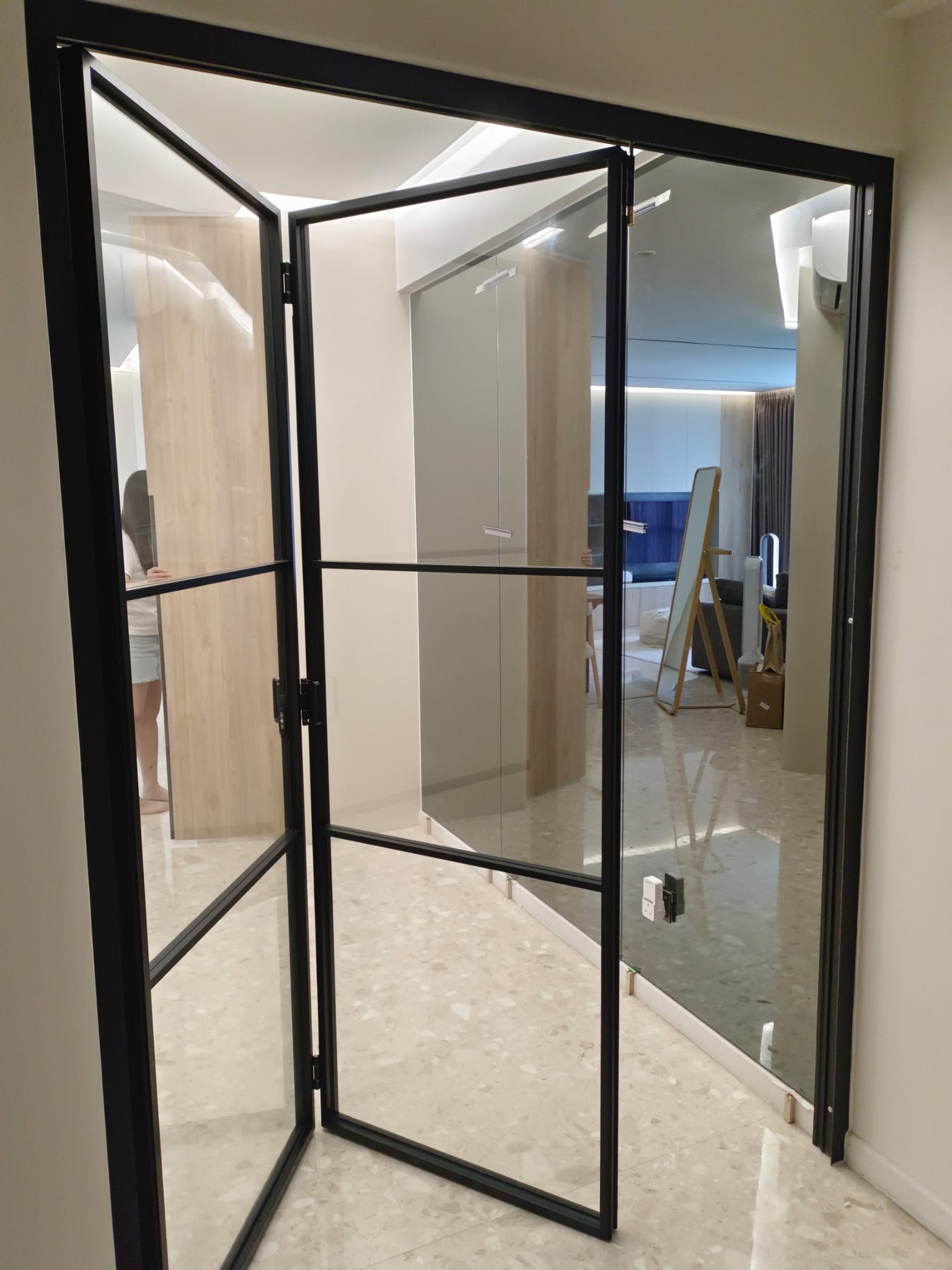Aluminum Folding Glass Door (53)