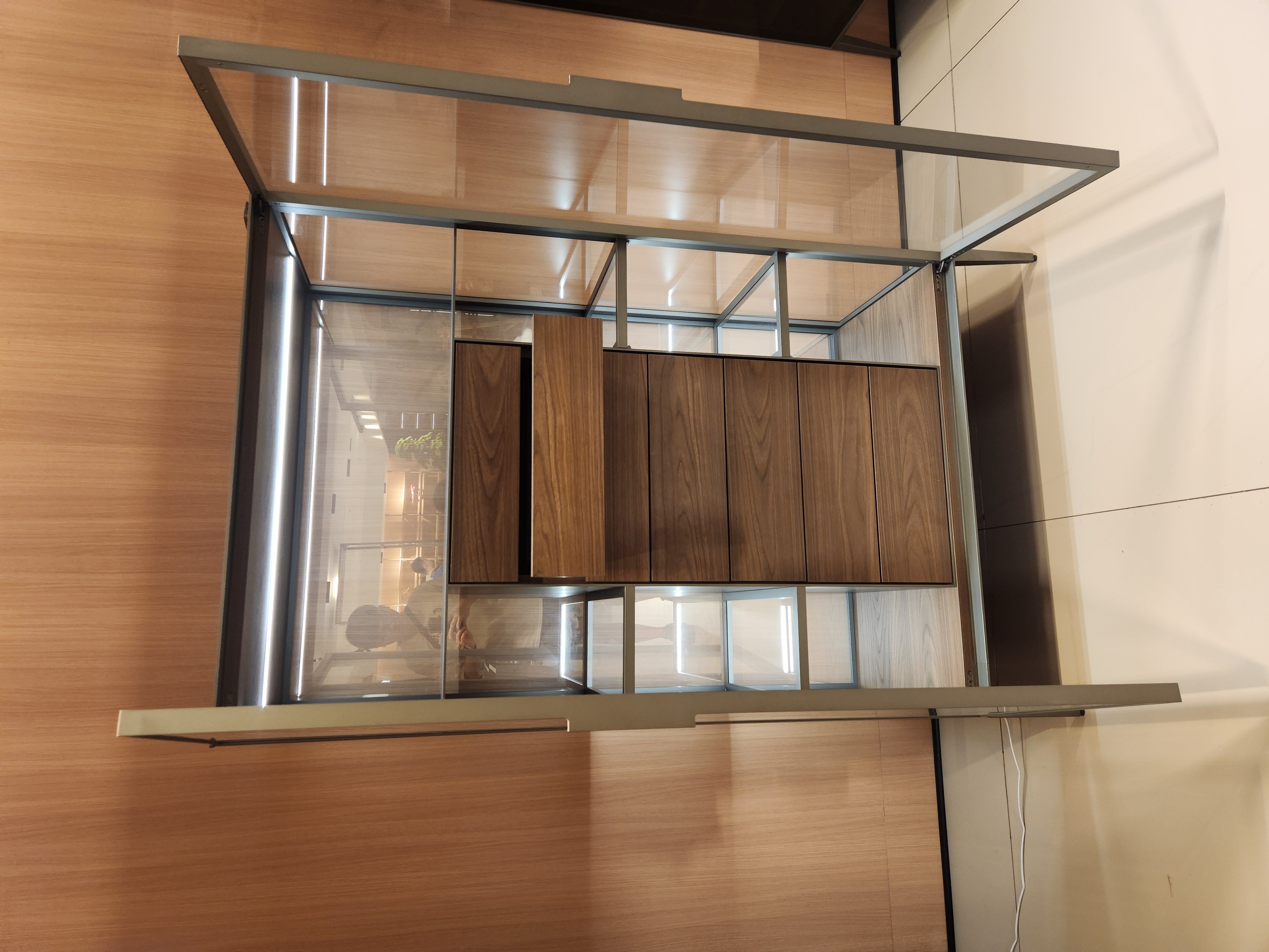 Customized glass display cabinet (148)
