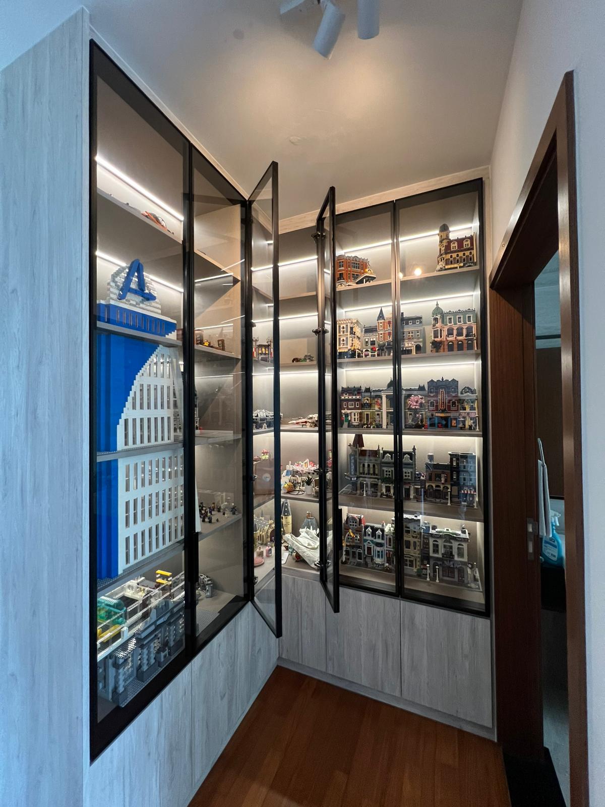 Customized glass display cabinet (234)