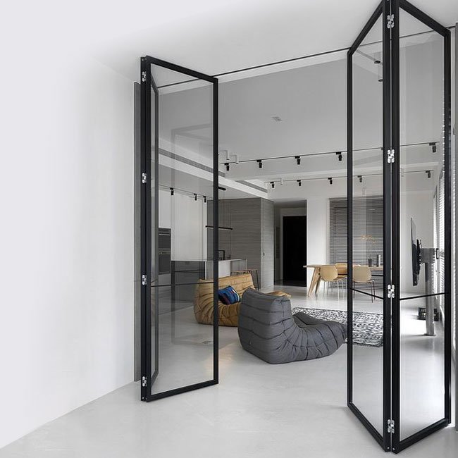 Aluminum Folding Glass Door (16)