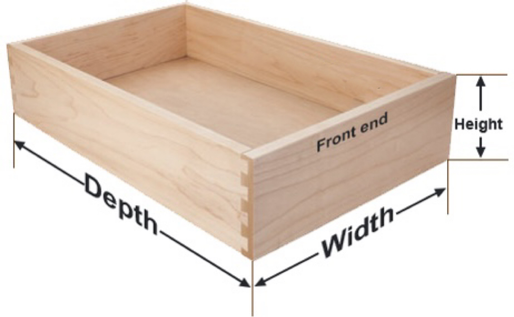 Drawer size