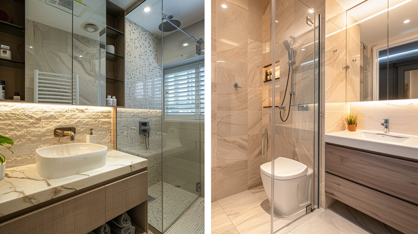 Condo Bathroom Renovation Before After Singapore