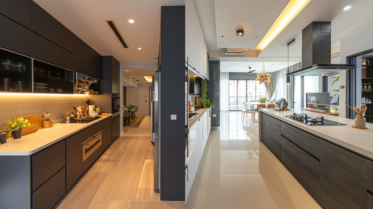Condo Kitchen Renovation Before After Singapore
