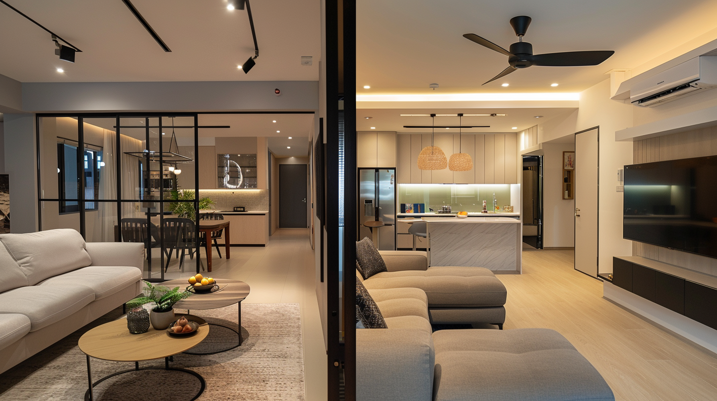 Before and After Condo Renovation Singapore 2025