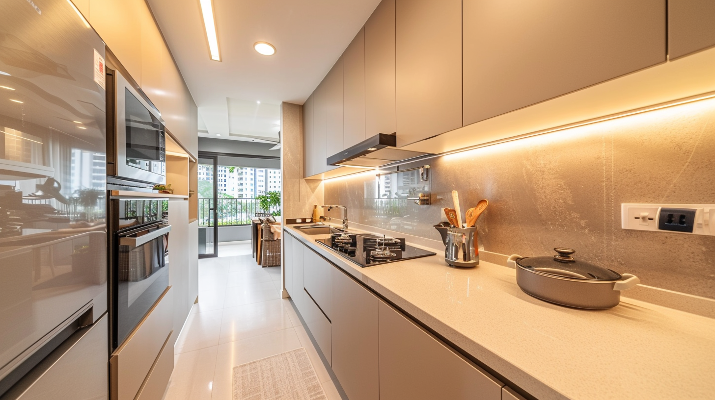 Modern Kitchen Renovation in Singapore Condo
