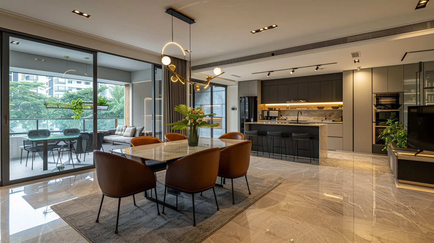 Singapore Resale Condo Open Concept Layout