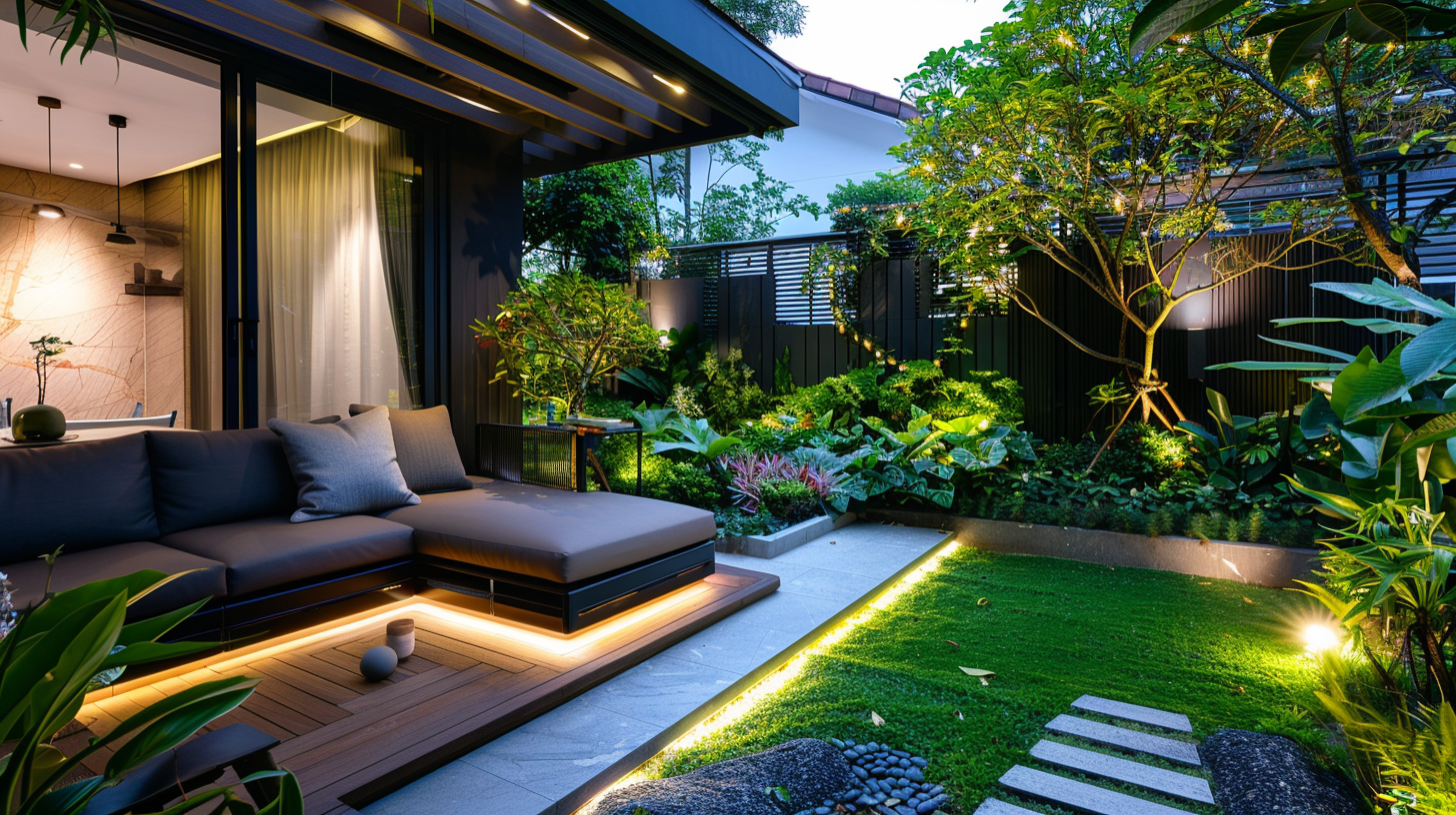 Singapore landed garden renovation