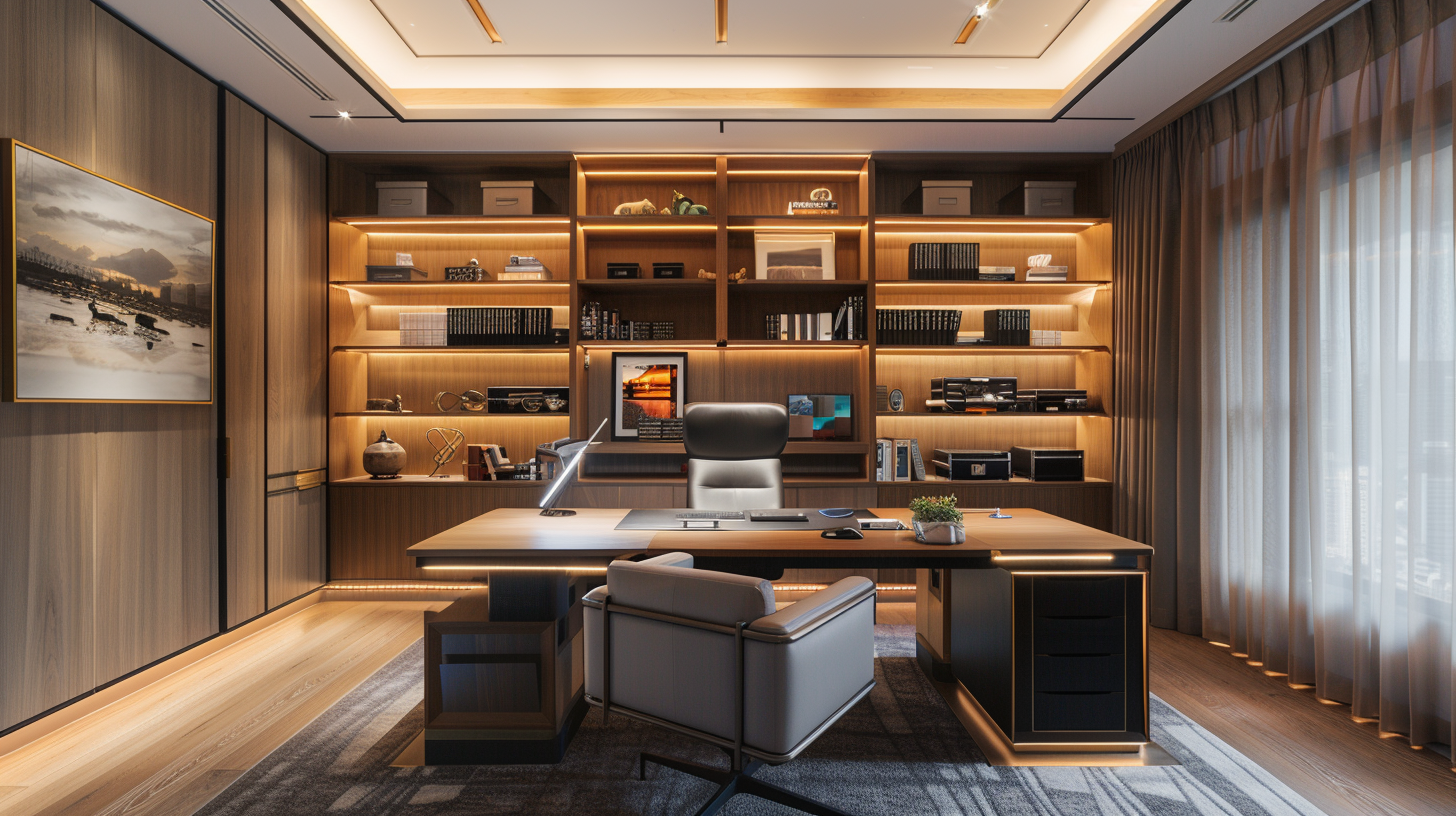 Singapore landed home office renovation