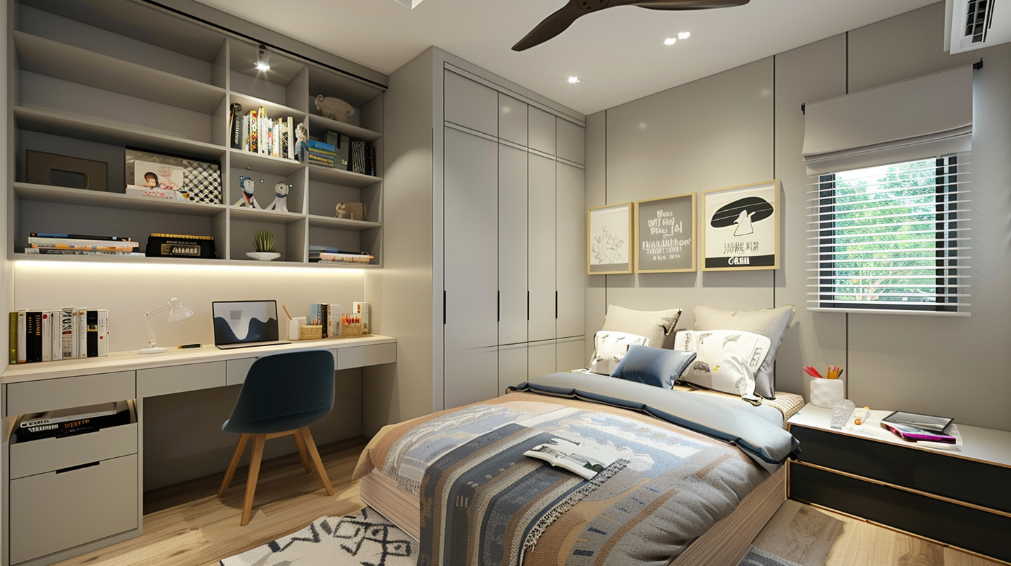Singapore landed house bedroom renovation