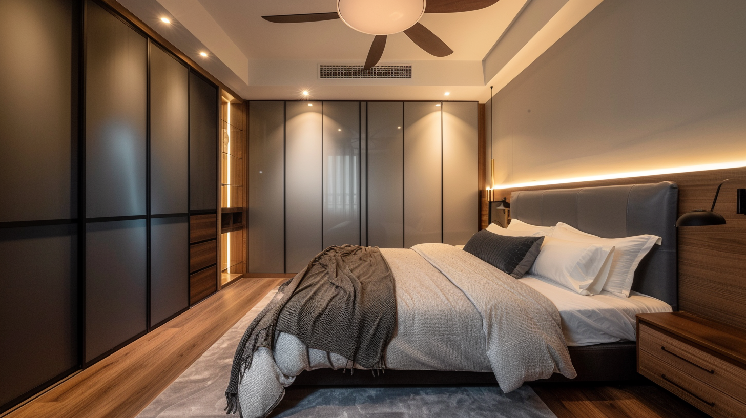 Singapore landed master bedroom renovation