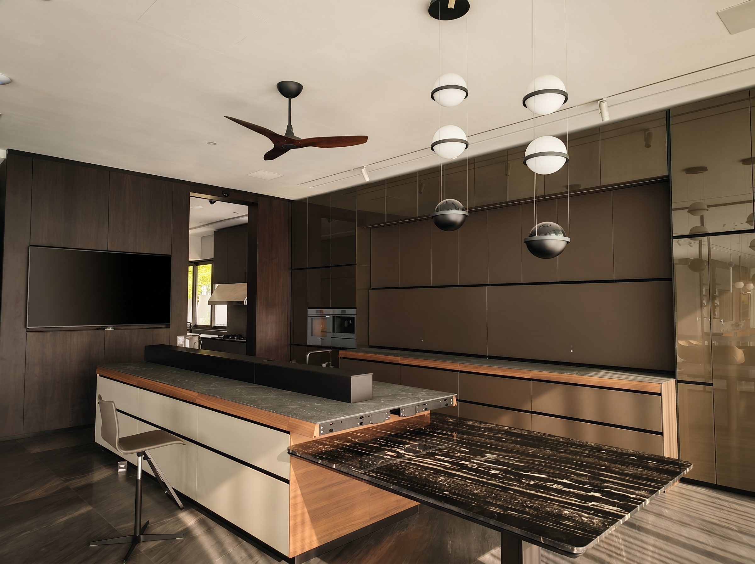 Singapore residential interior design modern living room