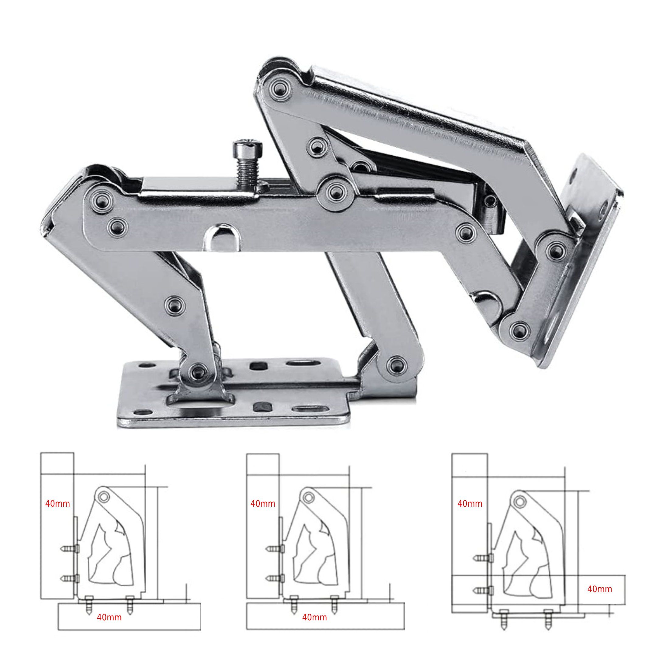Hinges for 40mm Thick Cabinet Doors